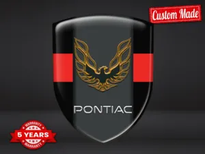 Pontiac Emblema En Relieve Máximo Resistentes Pro Rendimiento